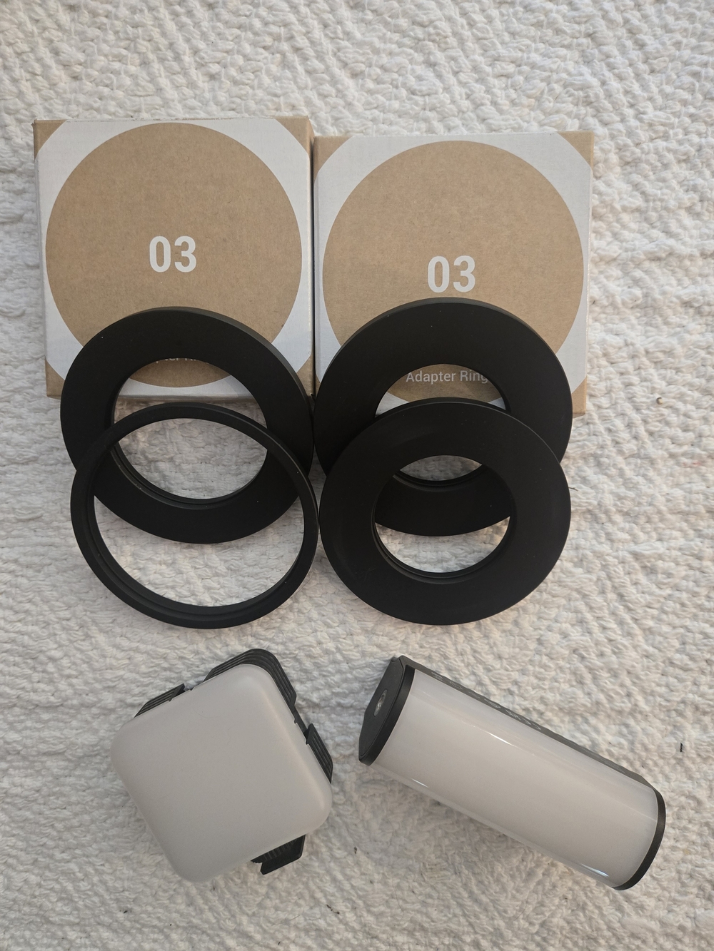 Small Ring Black VR/AR Adapter Rings & Accessories for Canon/Sony - Black